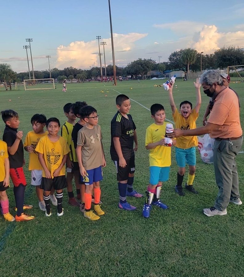 Donations from Oakley provide Florida youth with new athletic apparel.